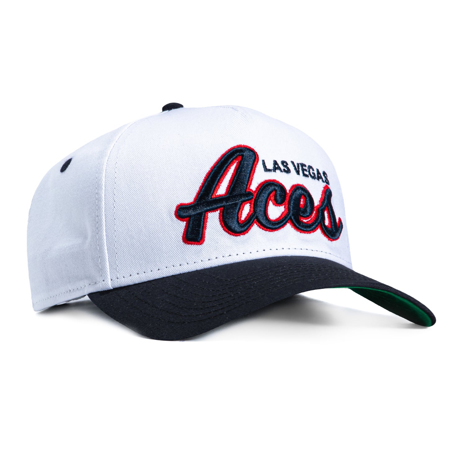 New Era 9Forty A-Frame Las Vegas Aces Script Snapback Hat - White