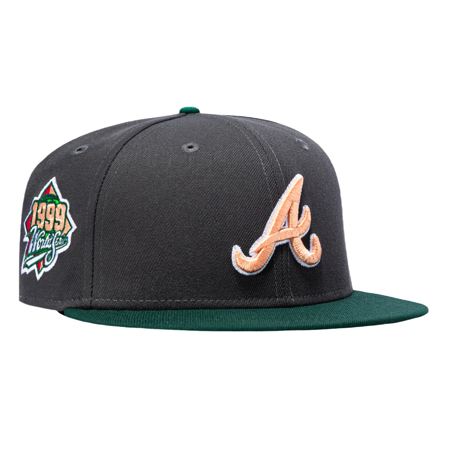New Era 59Fifty Citrus Atlanta Braves 1999 World Series Patch Hat