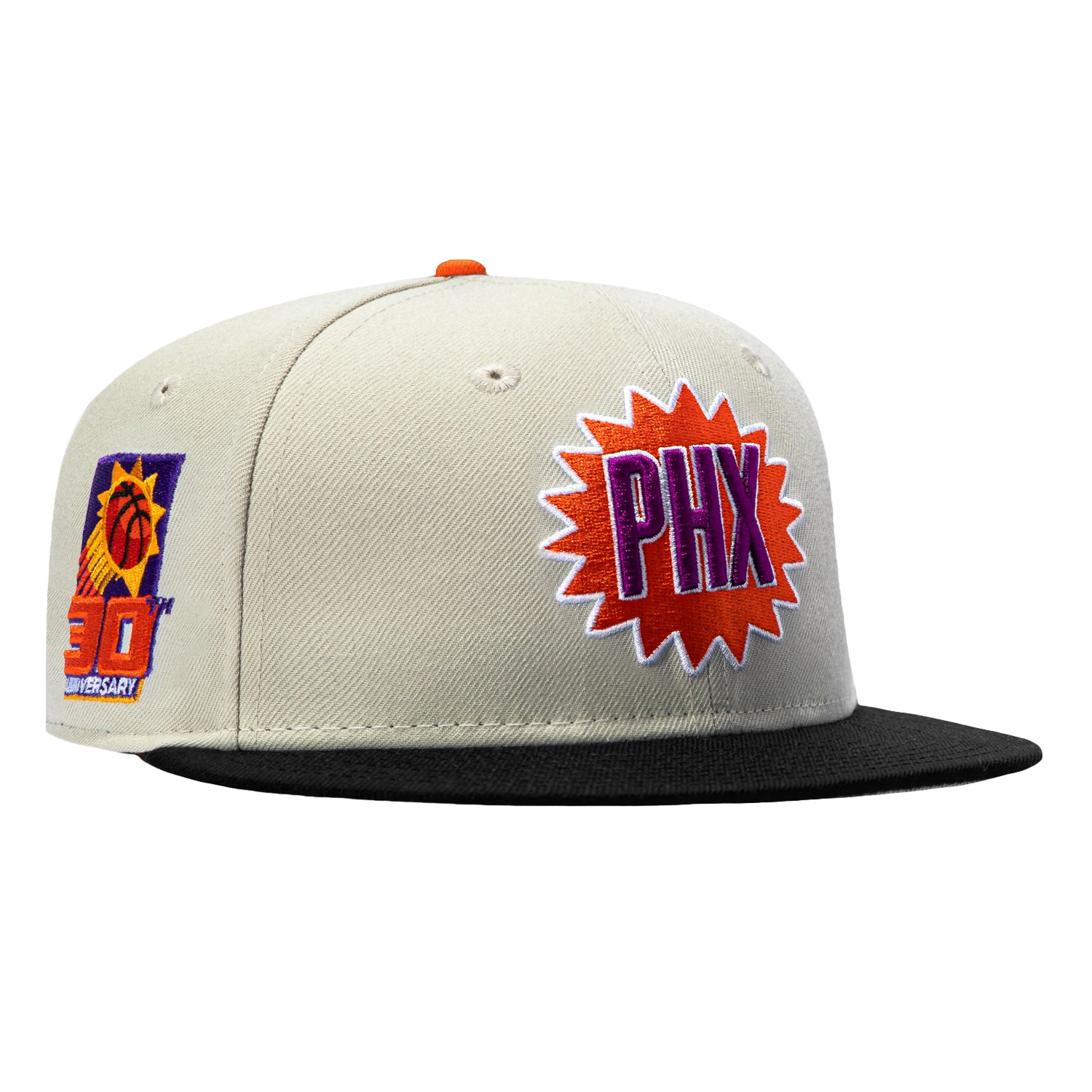 New Era 59Fifty Phoenix Suns 30th Anniversary Patch Hat - Stone