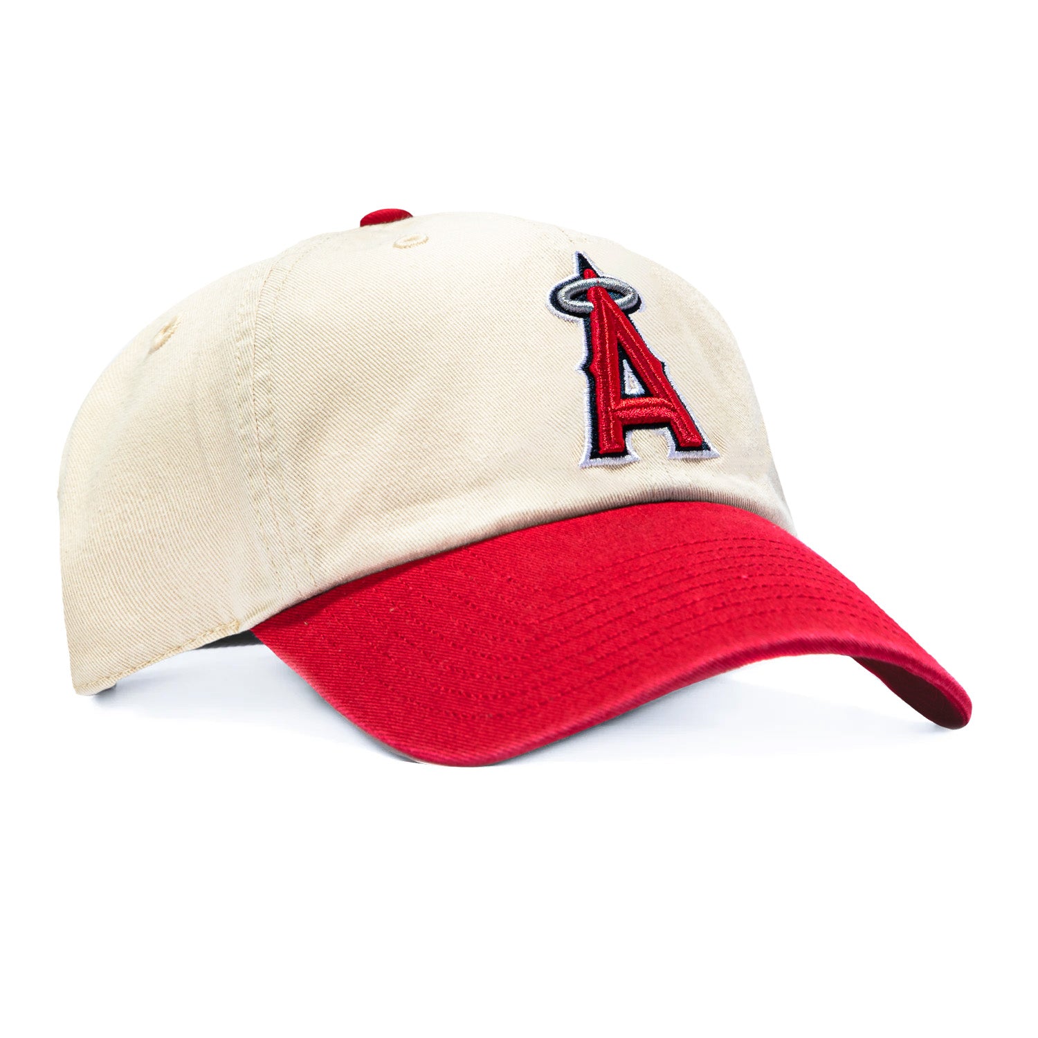 帽子 All Red Hat 47 Brand Cleanup Los Angeles Dodgers Strapback Hat - Red, Pink