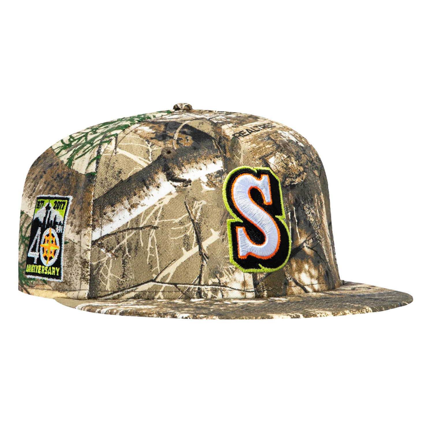 New Era 59Fifty Neon Realtree Seattle Mariners 40th Anniversary