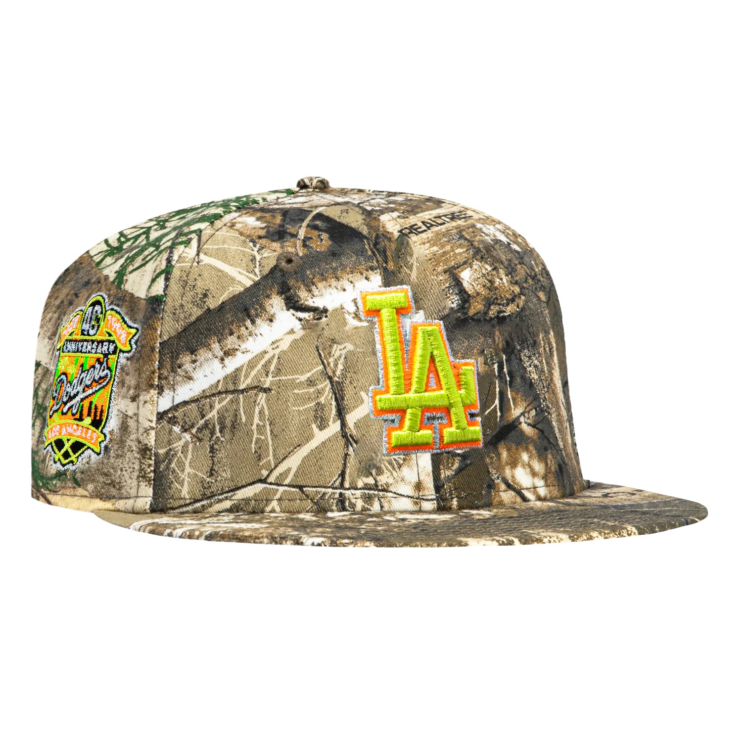 New Era 59Fifty Neon Realtree Los Angeles Dodgers 40th Anniversary
