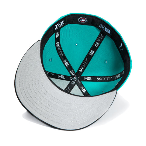 New Era 59Fifty Arizona Diamondbacks Logo Patch Spring Training Hat - Teal, Black