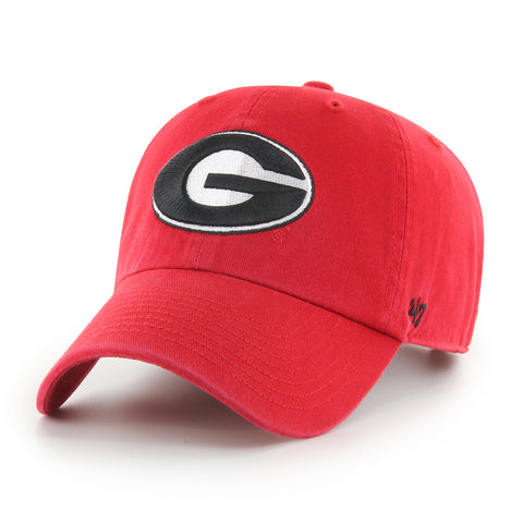 47 Brand Georgia Bulldogs Adjustable Cleanup Hat - Red