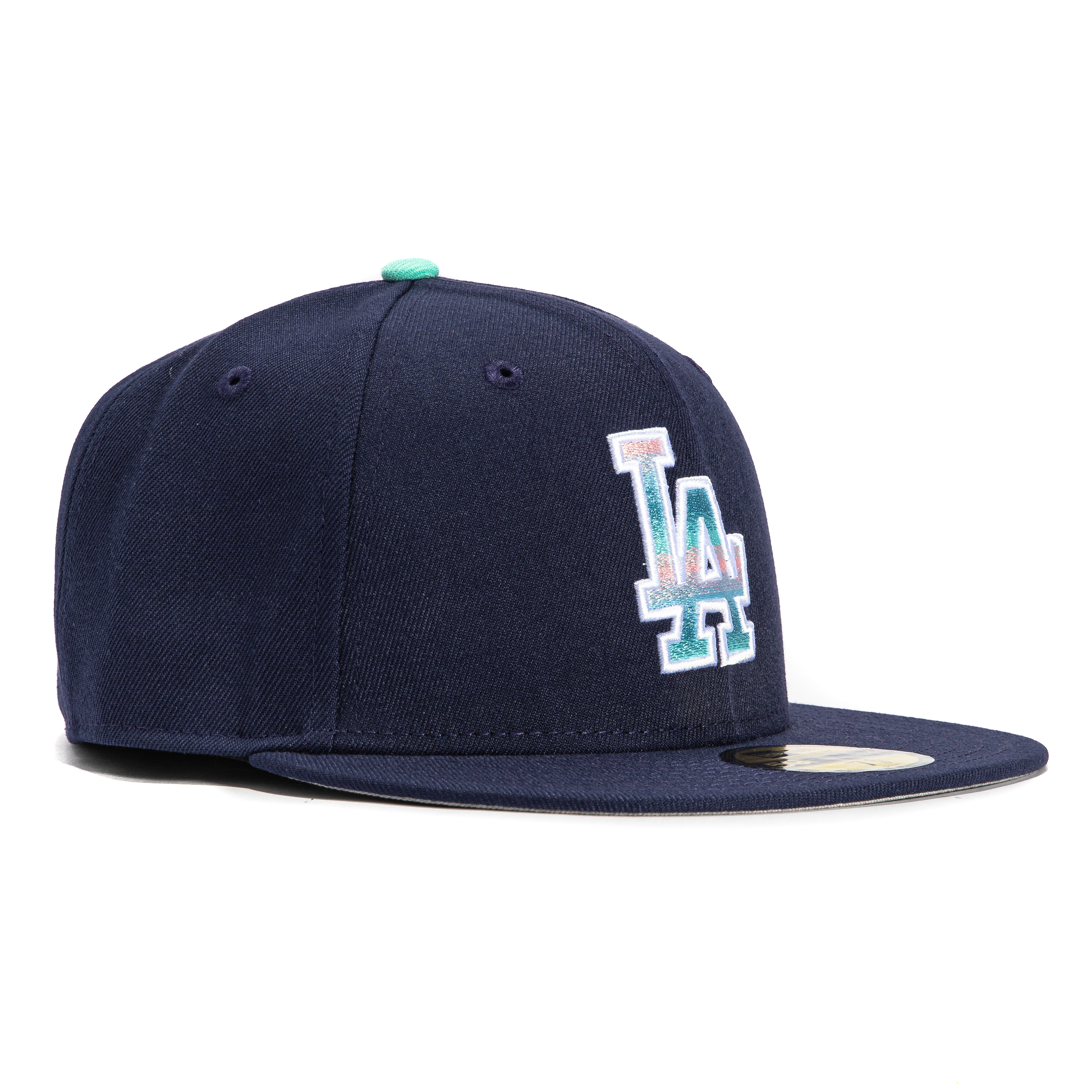New Era 59Fifty Los Angeles Dodgers Prism Pattern Logo Hat - Light