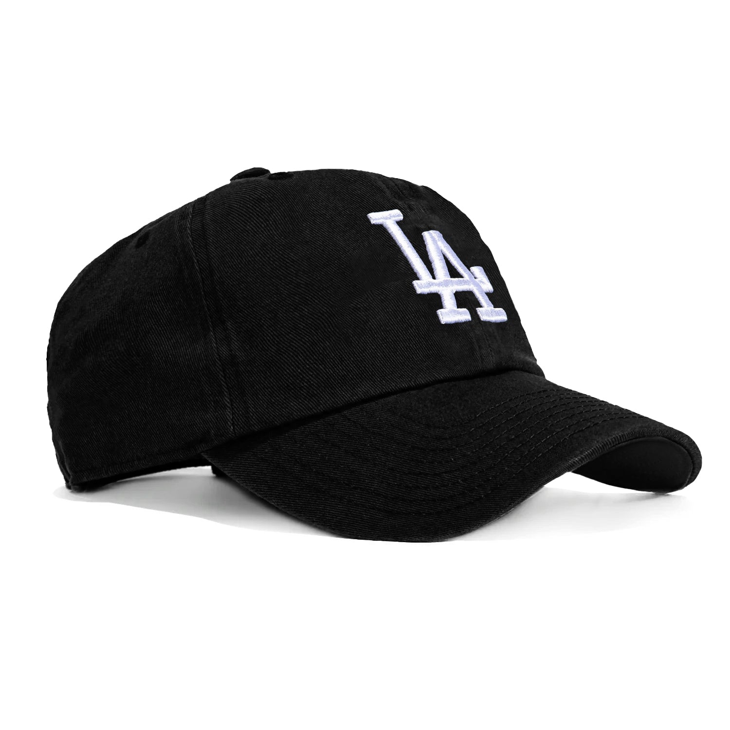 90s COTTON BASEBALL CAP USA製 ブラック キャップ 47 Brand Los Angeles Dodgers Adjustable Cleanup Hat - Black, White