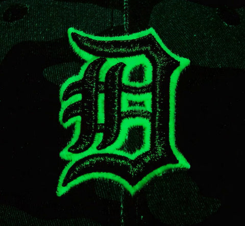 New Era 59Fifty Camo Vize Detroit Tigers Glow in the Dark Hat - Camo, Black