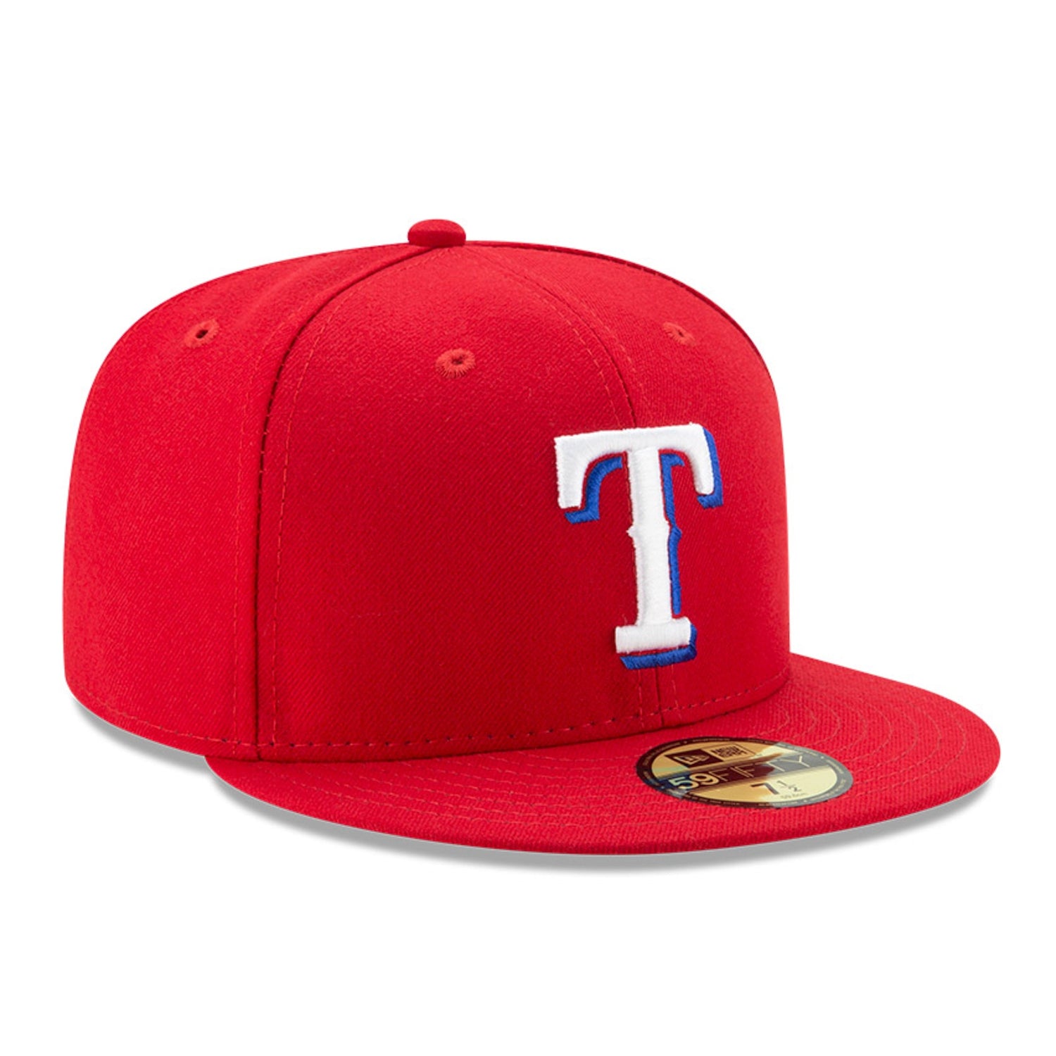 Texas Rangers New Era Authentic Collection On-Field 59FIFTY Fitted Hat - Red 7 5/8
