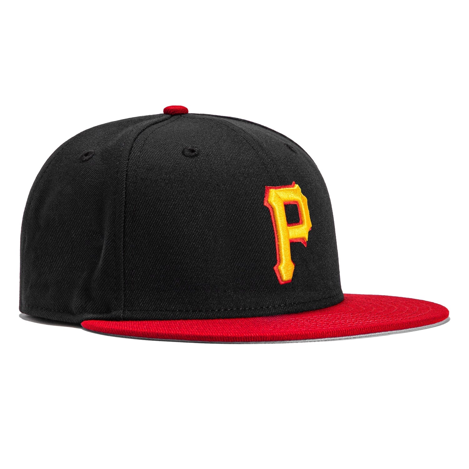 New Era 59Fifty Retro On-Field Pittsburgh Pirates Hat Black, Red