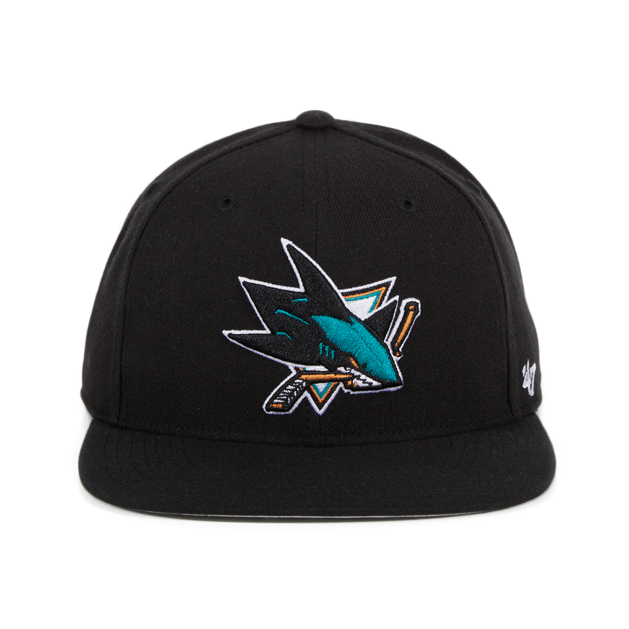 47 Brand NHL San Jose Sharks Orange Snapback Cap