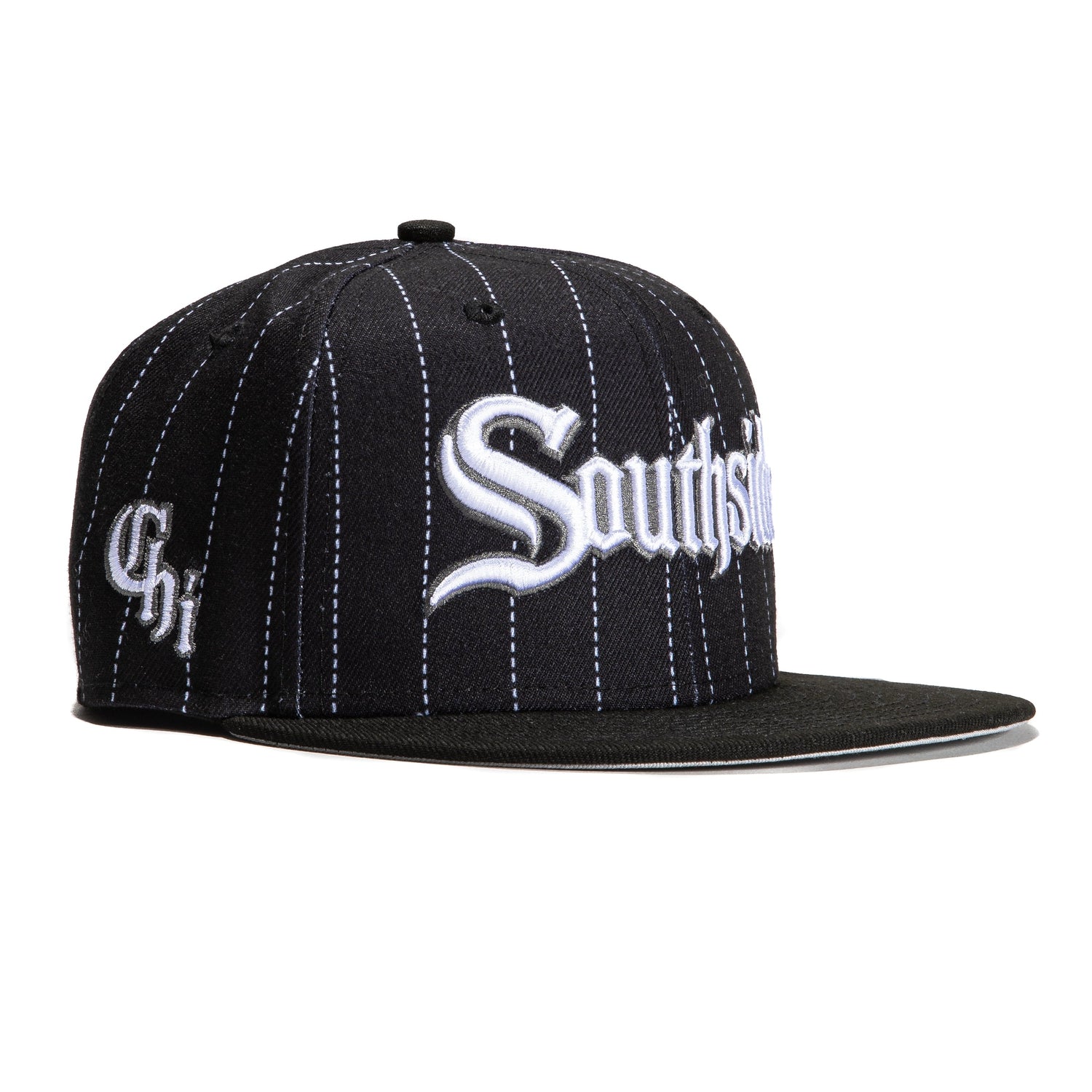 New Era 59FIFTY Chicago White Sox Southside Pinstripe Hat - Black Black / 7 1/2