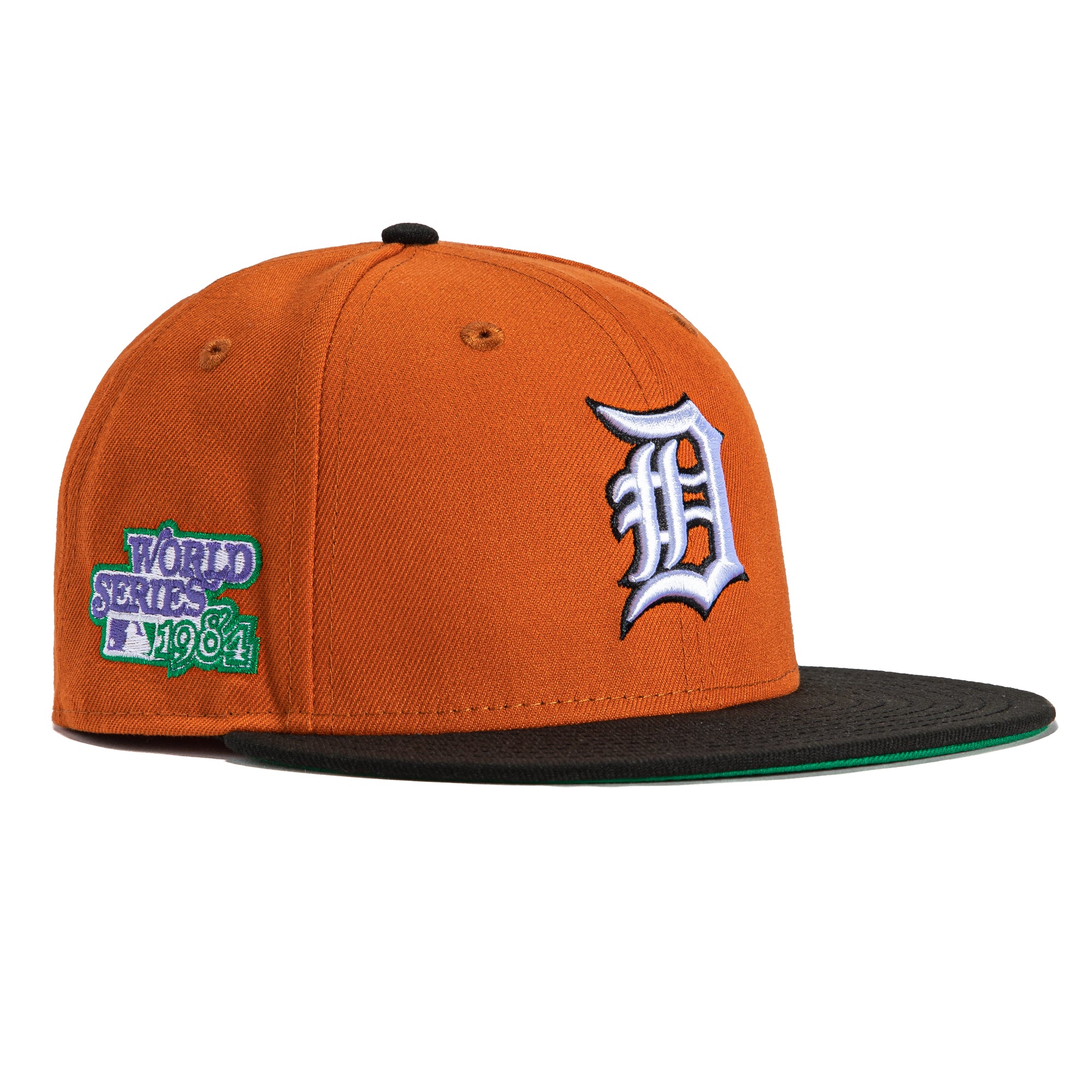 EXCLUSIVE New Era 59FIFTY DETROIT TIGERS STADIUM PATCH HAT, Size 7 3/8, W/  PIN