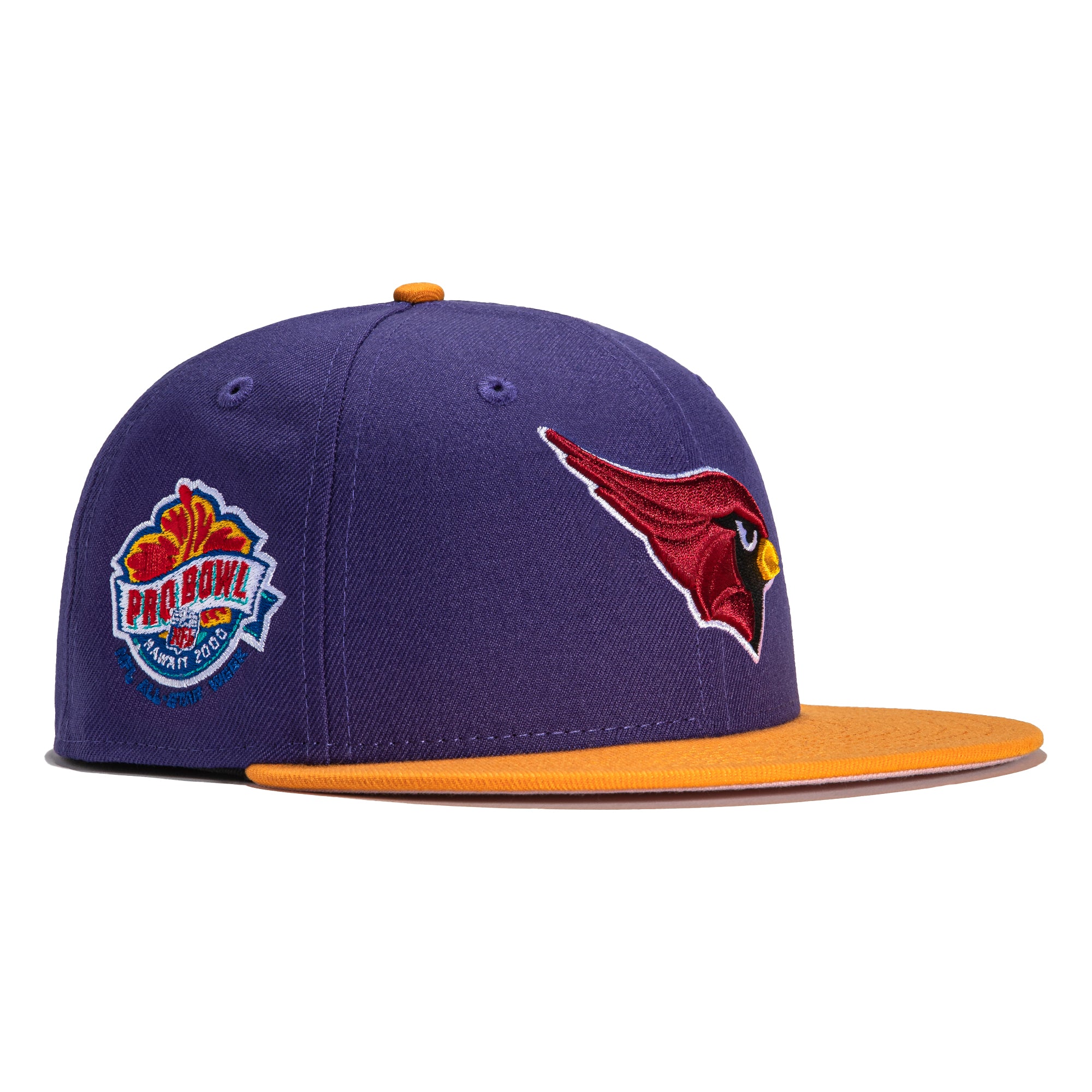 New Era 59FIFTY Aloha Pack Arizona Cardinals 2000 Pro Bowl Patch Hat - Purple, Orange Purple/Orange / 7 1/8