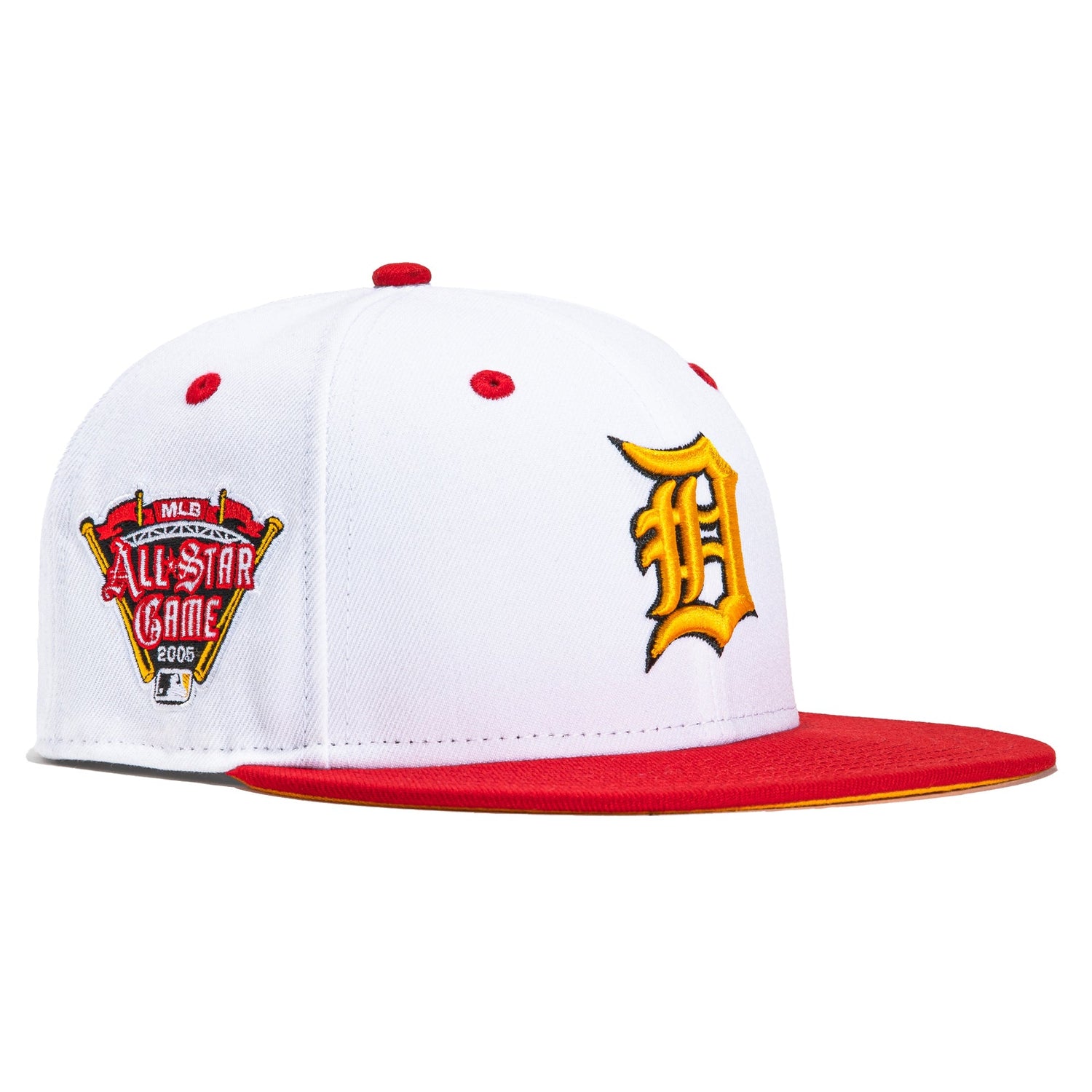 New Era 59FIFTY Aux Pack Detroit Tigers 2005 All Star Game Patch Hat - White, Red White/Red / 7 1/8