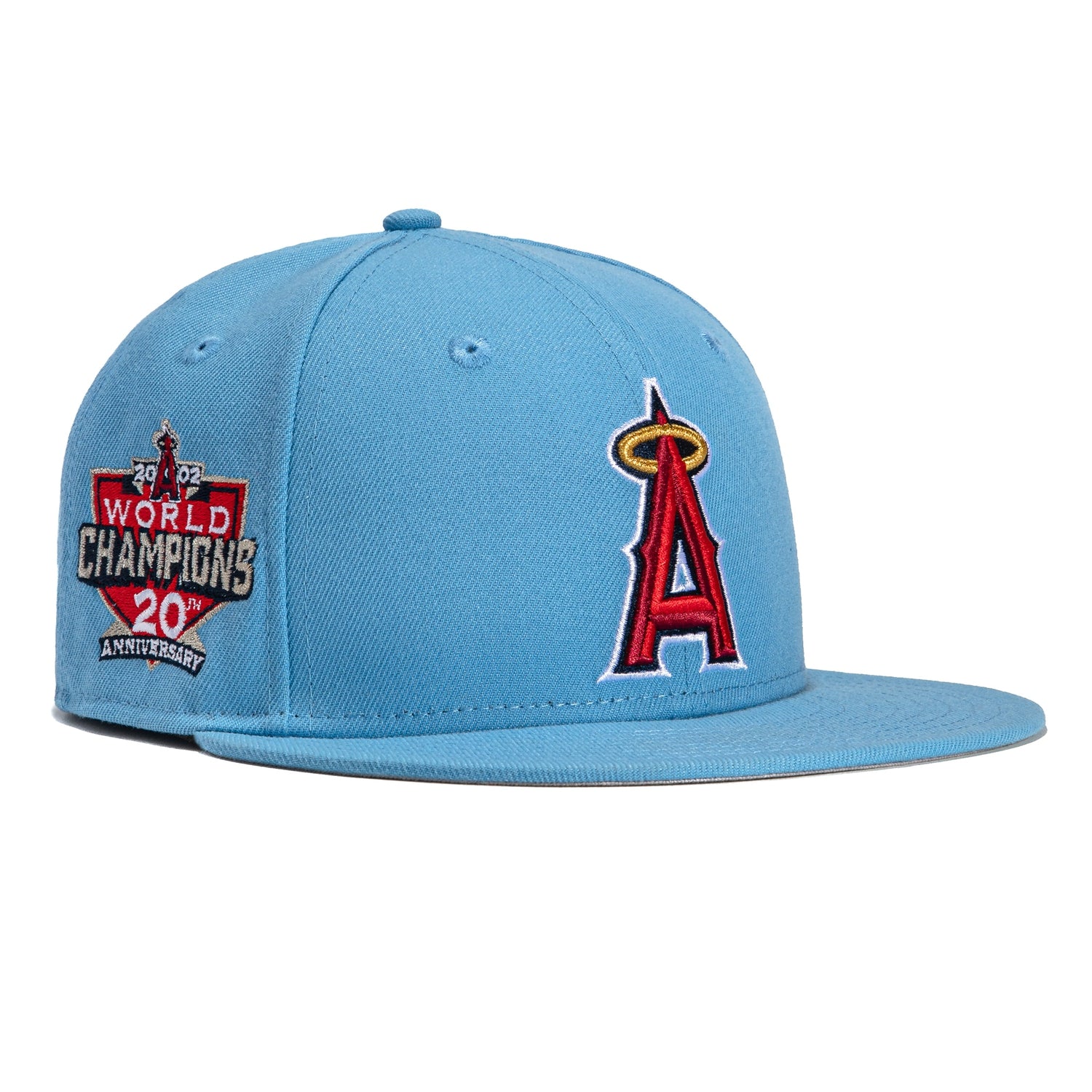 Los Angeles Angels New Era Jersey 59FIFTY Fitted Hat - Black