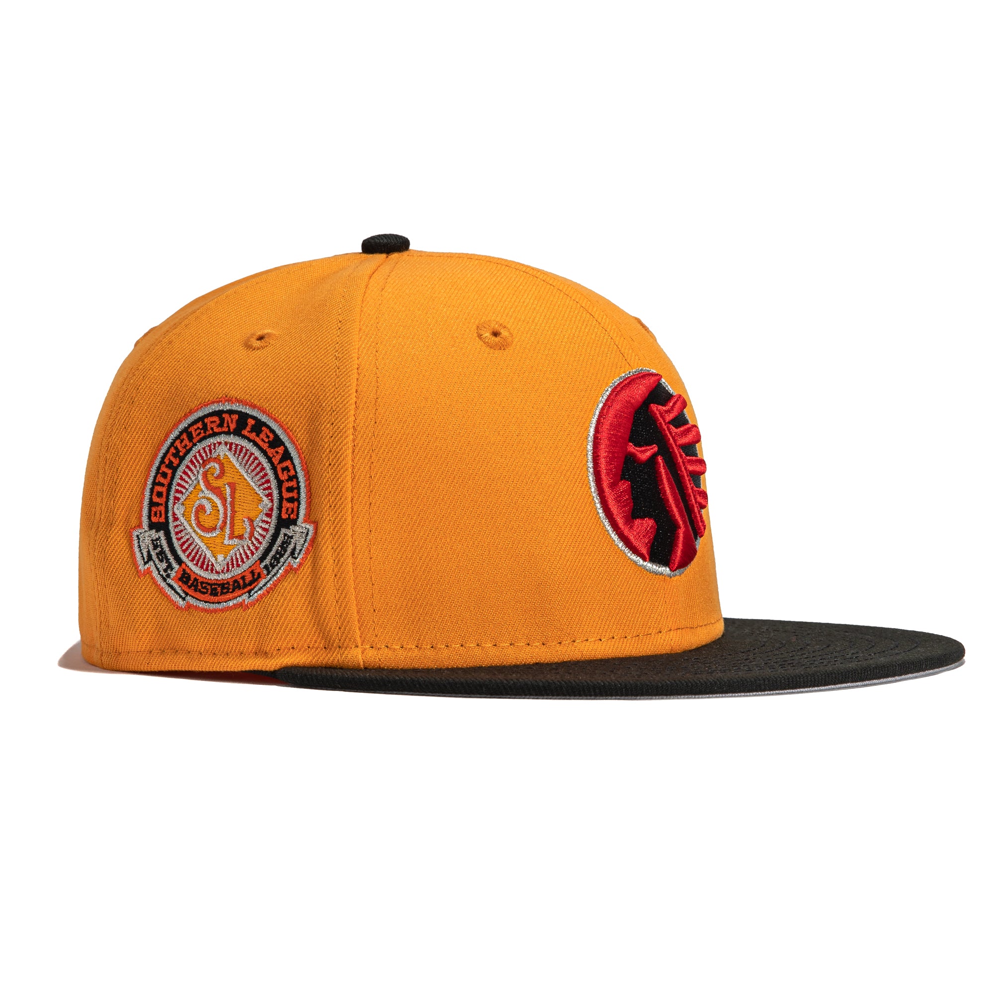 New Era 59FIFTY Memphis Chicks Hat - Light Orange, Black Light Orange/Black / 7 3/8