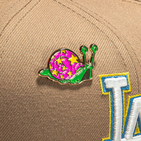 Hat Club Super Bloom Sleepy Snail Pin - Multi-Color