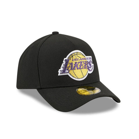 New Era 59Forty A-Frame 2026 NBA Draft Los Angeles Lakers Rhinestone Hat - Black New Era