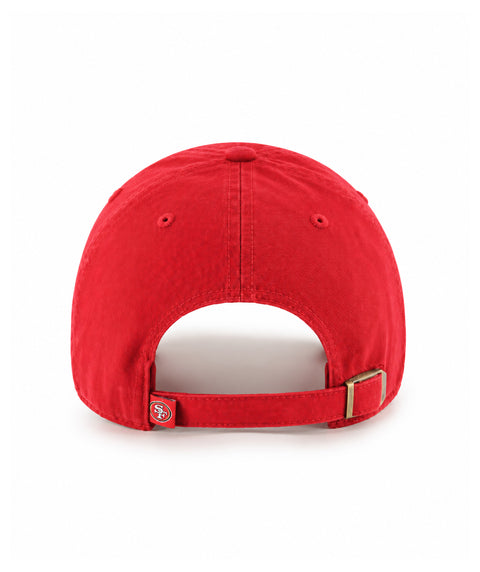 47 Brand San Francisco 49ers Adjustable Cleanup Hat - Red