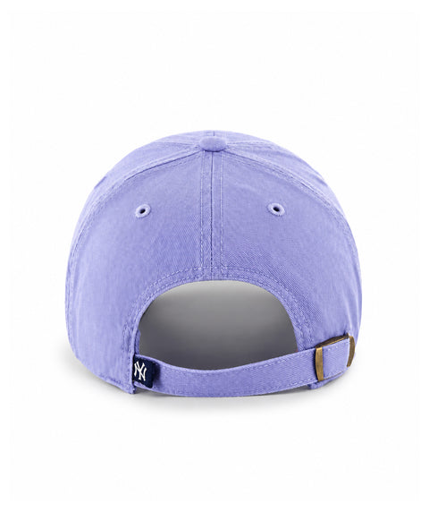 47 Brand New York Yankees Cleanup Adjustable Hat - Lavender, White