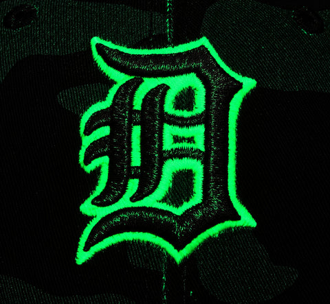 New Era 59Fifty Camo Vize Detroit Tigers Glow in the Dark Hat - Camo, Black