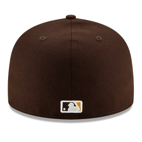 New Era 59Fifty Authentic Collection San Diego Padres Home Hat - Brown