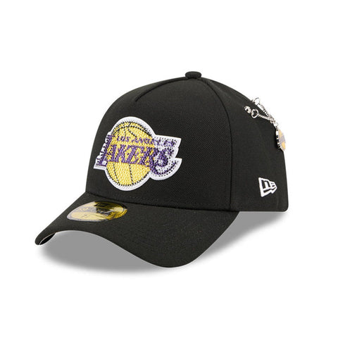 New Era 59Forty A-Frame 2026 NBA Draft Los Angeles Lakers Rhinestone Hat - Black New Era