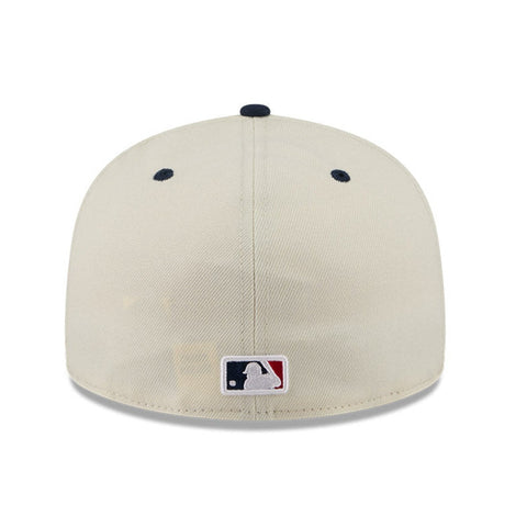 New Era 59Fifty 2026 MLB 4th of July New York Yankees 250th Anniversary Patch Hat - White, Royal New Era