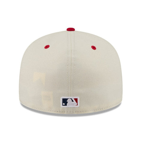 New Era 59Fifty 2026 MLB 4th of July Los Angeles Angels 250th Anniversary Patch Hat - White, Red New Era