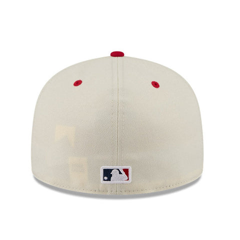 New Era 59Fifty 2026 MLB 4th of July Oakland Athletics 250th Anniversary Patch Hat - White, Red New Era