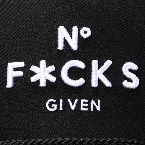 <div>FG NO FCK GIVEN TWILL MESHBACK BLK/WHT SN</div> Field Grade