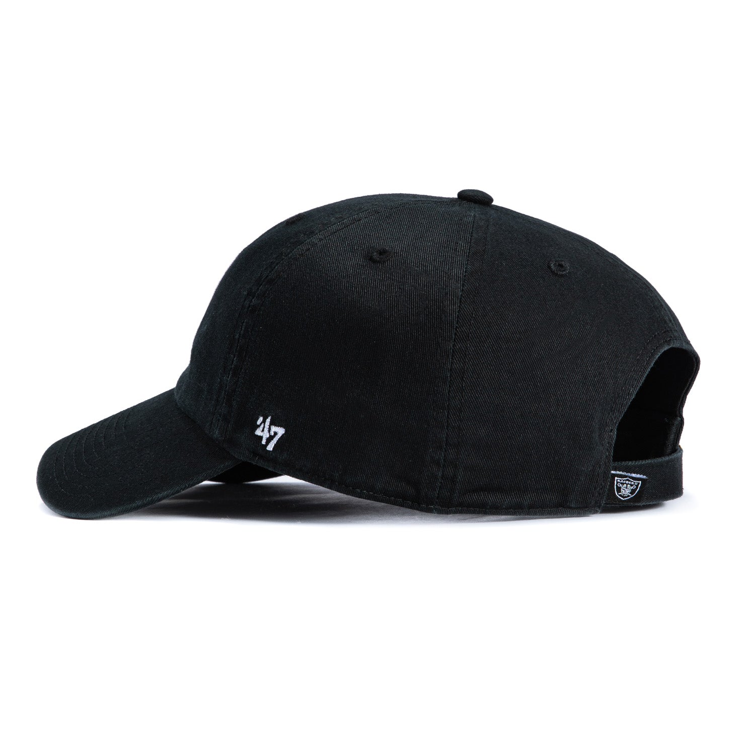 47 Brand Las Vegas Raiders Cleanup Adjustable Hat - Black – Hat Club