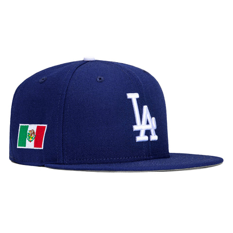 New Era 59Fifty Los Angeles Dodgers Mexico Flag Patch Hat - Royal