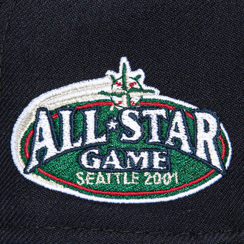 New Era Seattle Mariners All Star Game 2001 Chrome Two Tone Edition 9Forty A Frame Snapback Hat | UX003995 New Era Seattle Mariners All Star Game 2001 Chrome Two Tone Edition 9Forty A Frame Snapback Hat | UX003995