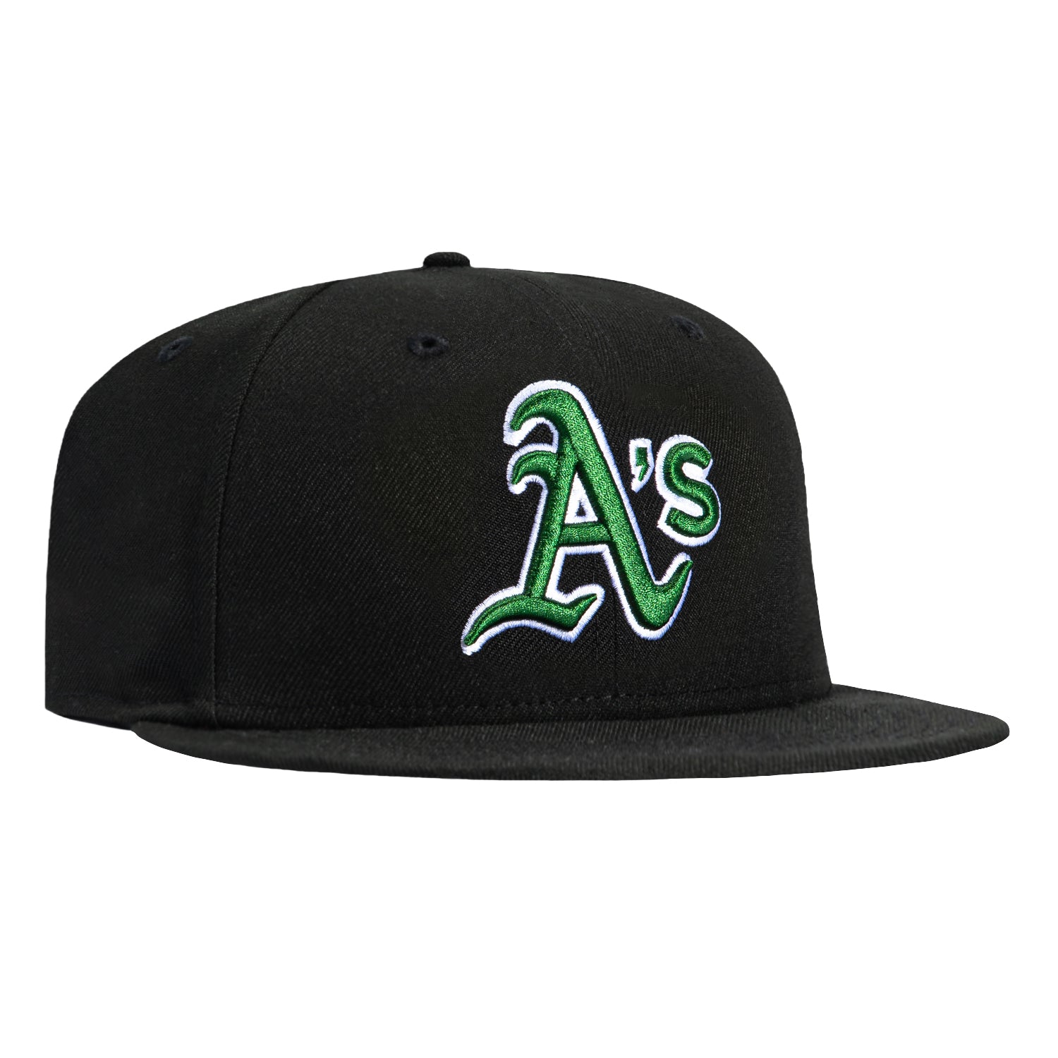 New Era 59Fifty Retro On-Field Oakland Athletics Hat - Black, Green, W ...
