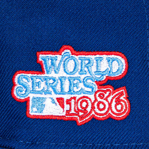 New Era 59Fifty New York Mets 1986 World Series Patch Hat - Royal