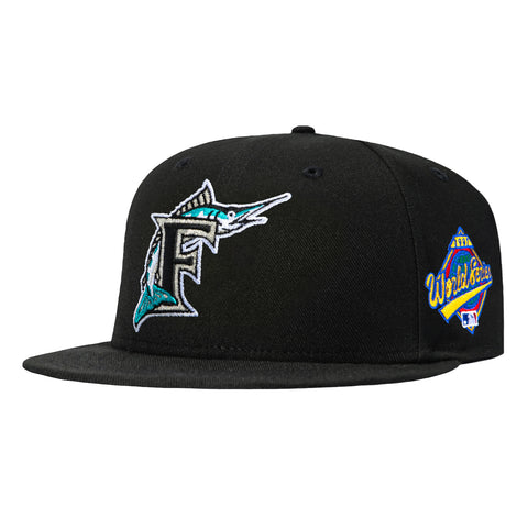 New Era 59Fifty Florida Marlins 1997 World Series Patch Hat - Black New Era