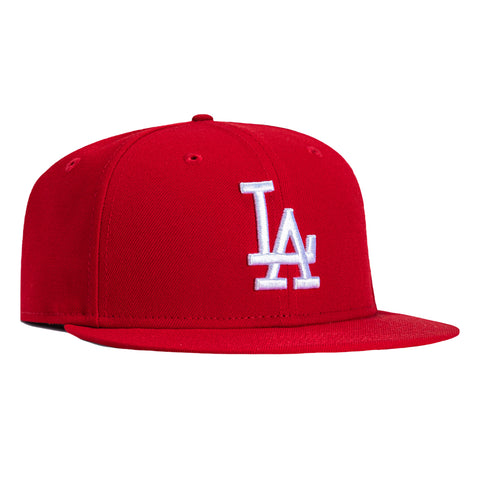 New Era 59Fifty Los Angeles Dodgers Fitted Hat - Red, White New Era