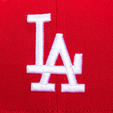 New Era 59Fifty Los Angeles Dodgers Fitted Hat - Red, White New Era