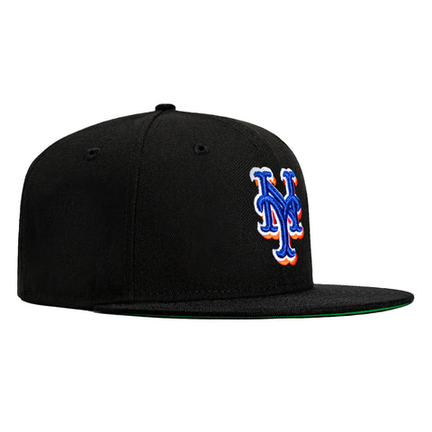 New Era 59Fifty New York Mets 1986 World Series Patch Hat - Black