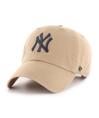 47 Brand New York Yankees Cleanup Adjustable Hat - Khaki, Navy