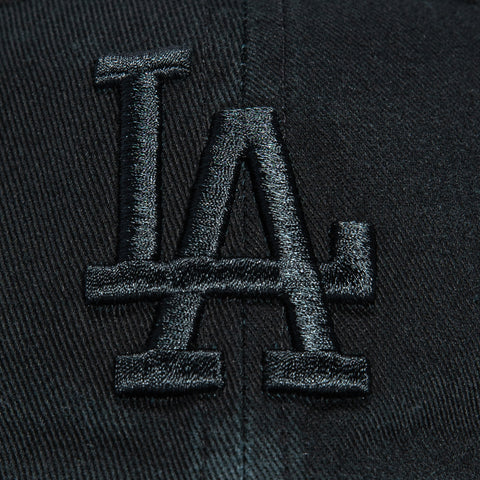 47 Brand Los Angeles Dodgers Cleanup Adjustable Hat - Black, Black, Black 47 Brand