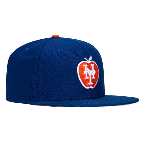 New Era 59Fifty New York Mets Apple Hat - Royal, Orange