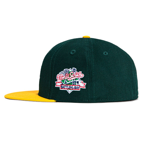 New Era 59Fifty Oakland Athletics Battle of the Bay Patch Home Hat - Green, Gold