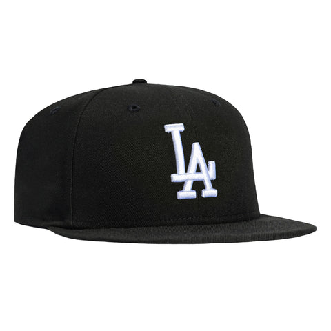 New Era 59Fifty Los Angeles Dodgers Hat - Black, White New Era