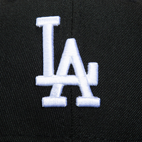 New Era 59Fifty Los Angeles Dodgers Hat - Black, White New Era