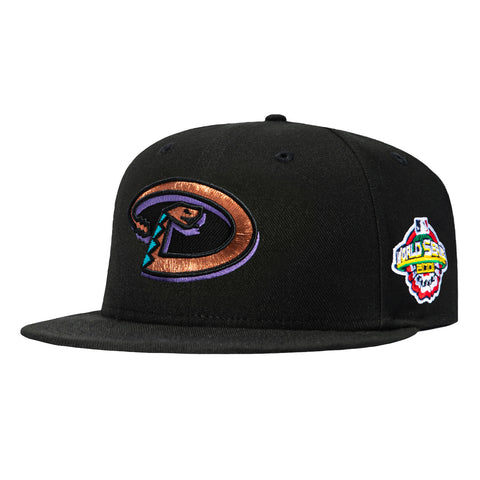 New Era 59Fifty Arizona Diamondbacks 2001 World Series Patch Hat - Black New Era