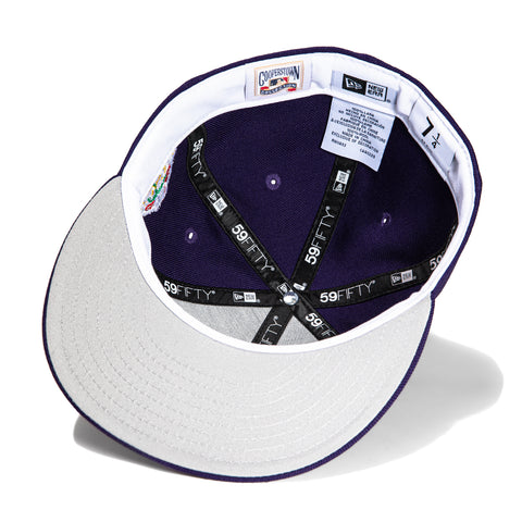 New Era 59Fifty Arizona Diamondbacks 2001 World Series Patch Hat - Purple