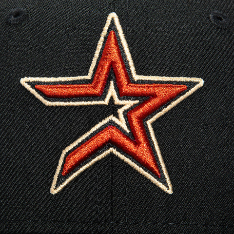New Era 59Fifty Houston Astros 2005 World Series Patch Hat - Black New Era