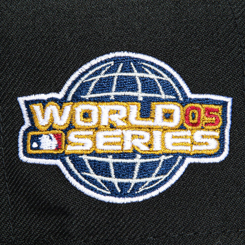 New Era 59Fifty Houston Astros 2005 World Series Patch Hat - Black New Era
